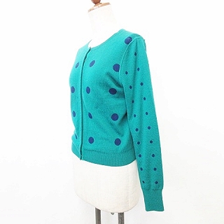 ポールスミス PAUL SMITH カーディガン 長袖 ニット 丸首 スナップ 