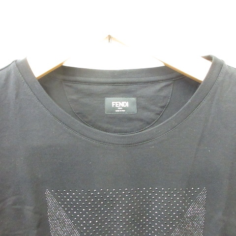 未使用品 フェンディ FENDI Tシャツ カットソー 半袖 丸首 モンスター 