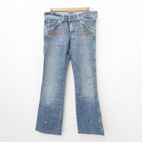 ディーゼル DIESEL パンツ ジーンズ ロング ペイント加工 ダメージ加工 