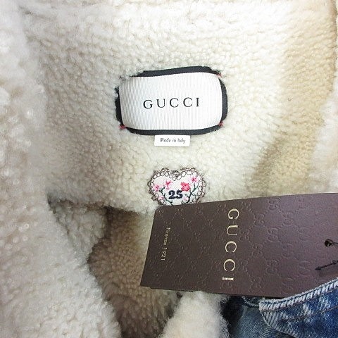未使用品 グッチ GUCCI ジャケット デニムジャケット Gジャン 裏キルト 