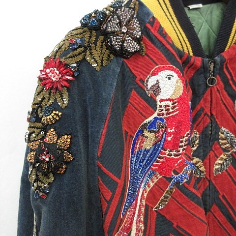 未使用品 グッチ GUCCI ジャケット ジャンパー ブルゾン ダメージ加工 
