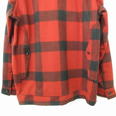 FILSON GARMENT 赤黒チェック ダッフルコート メンズ FILSON GARMENT 赤黒チェック ダッフルコートメンズ 【中古
