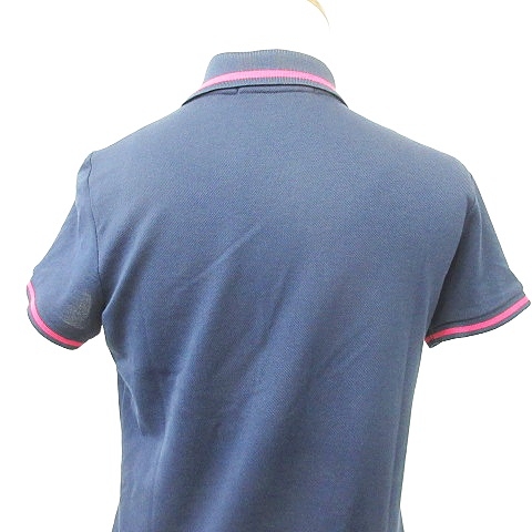 激レア　ラルフローレン　半袖　ポロシャツ ブラック　ラインストーン　ピンク 希少 MADE IN USA製 Polo by Ralph Lauren 半袖鹿の子ポロシャツ