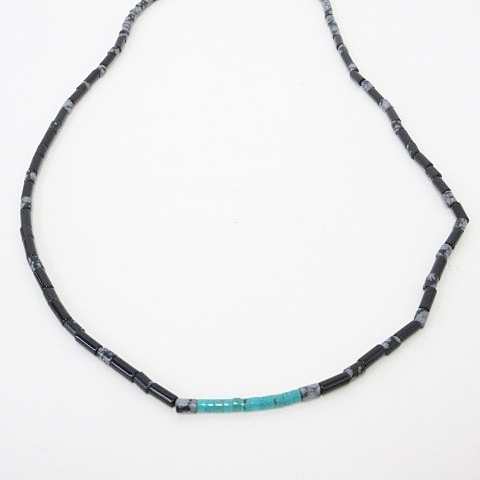 ホーボー Hobo アクセサリー ネックレス ビーズ ブラック ターコイズ メンズ 135 ベクトルパーク