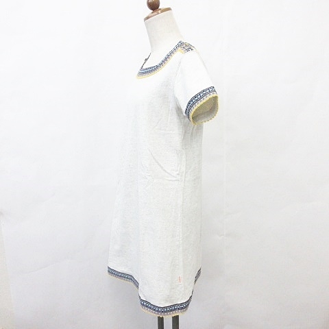 ビームスボーイ Beams Boy ワンピース 半袖 スクエア ひざ丈 刺繍 テープ ライン 無地 綿 白 黄 紫 グレー 黒 水色 シルバー レディース 135 ベクトルパーク ビームスボーイ Beams Boy ワンピース 半袖 スクエア ひざ丈 刺繍 テープ ライン 無地 綿 白 黄 紫 グレー 黒 水色 シルバー レディース 135 ベクトルパーク