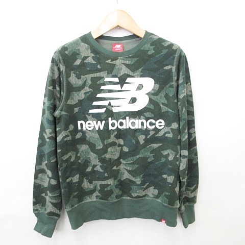 送料無料 ニューバランス メンズ SPORT カモフラージュ柄 長袖 モックネック セーター 012-4270005 ゴルフウェア 2024年秋冬モデル ニューバランス NEW BALANCE Tシャツ スポーツウェア 半袖 丸首 ロゴ
