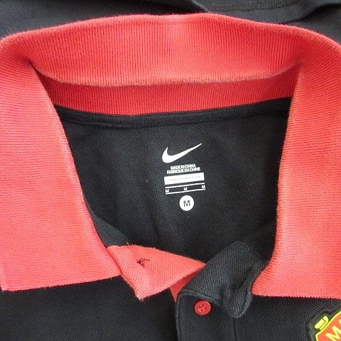 【NIKE】半袖ポロシャツ☆ユニフォーム☆赤☆刺繍☆マンチェスターユナイテッド NIKE】半袖ポロシャツ☆ユニフォーム☆赤☆刺繍☆マンチェスター