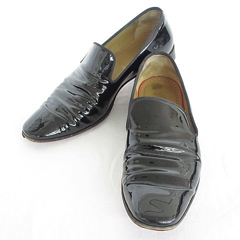 クリスチャンルブタン Christian Louboutin ドレスシューズ フォーマルシューズ パテント エナメル ブラック 黒 40 メンズ 135 ベクトルパーク