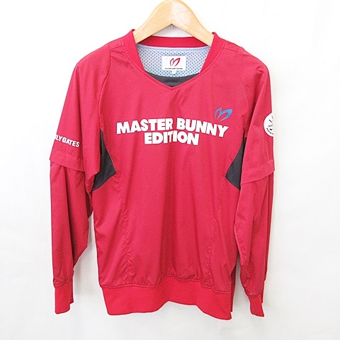 マスターバニー プルオーバー スニード 裏地メッシュ 汚かっ レッド  