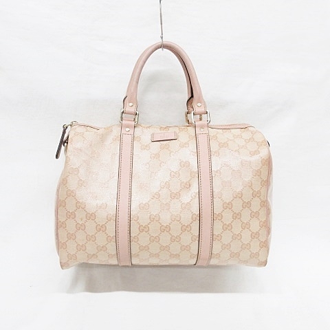 GUCCI ミニボストンバッグ GGクリスタルピンク グッチ GUCCI ハンドバッグ ミニボストンバッグ GGクリスタル