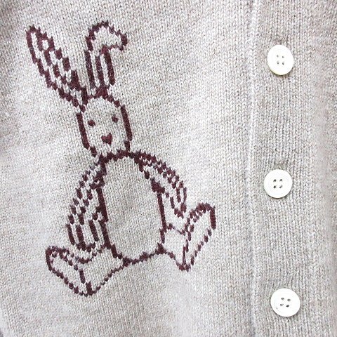 パーリーゲイツ PEARLY GATES ゴルフ カーディガン Vネック うさぎ