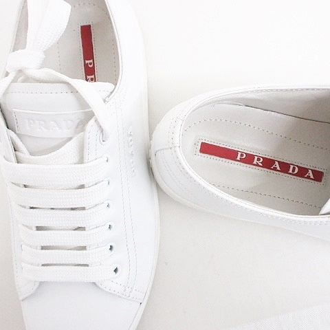 プラダスポーツ PRADA SPORT スニーカー ローカット ロゴ レザー