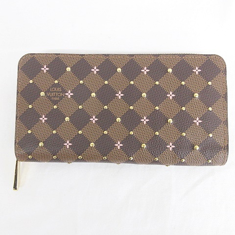本物 ルイヴィトン LOUIS VUITTON LV ジッピーウォレット ダミエ  