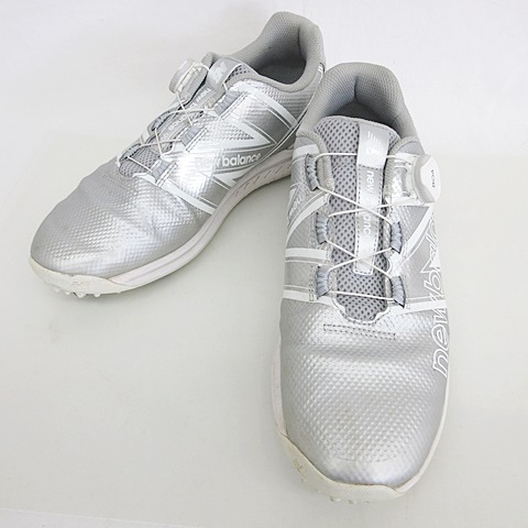 New Balance ゴルフシューズ シルバー BOA ニューバランス NEW BALANCE BOA ゴルフシューズ ソフトスパイク