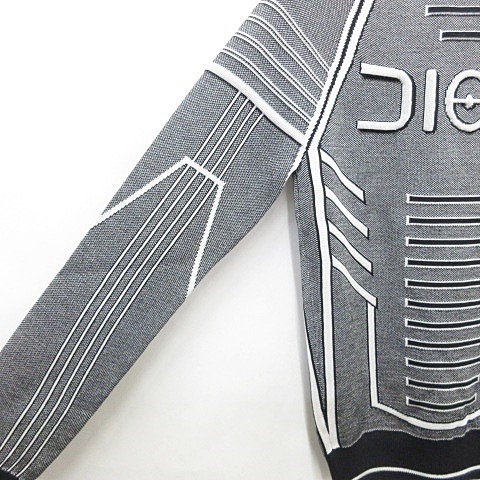 ディオールオム Dior HOMME 空山基 ニット セーター テクニカル 