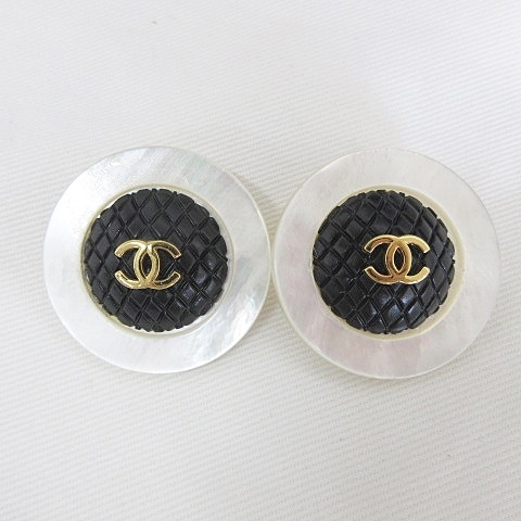 シャネル CHANEL イヤリング アクセサリー マトラッセ シェル ココ 