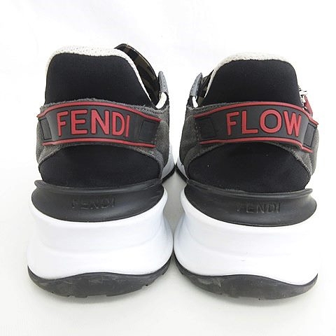 フェンディ FENDI フロー FLOW スニーカー ローカット サイドジップ  