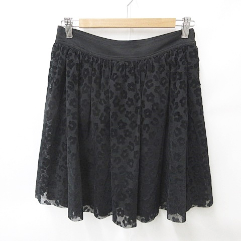 レッド ヴァレンティノ RED VALENTINO フレアスカート ひざ丈 タック 