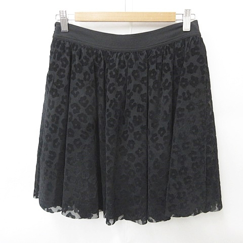 レッド ヴァレンティノ RED VALENTINO フレアスカート ひざ丈 タック  