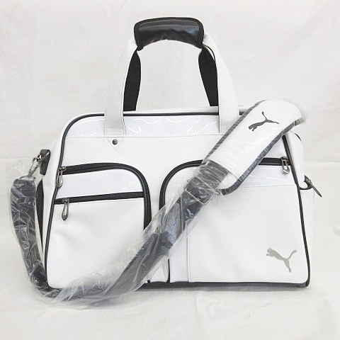 PUMA ゴルフバッグ ホワイト・ブラック PUMA プーマ 2024 PF 090888 スタンド キャディバッグ 日本正規