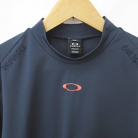オークリー OAKLEY ニット トレーナー モックネック スカル 刺繍 ゴルフ オークリー OAKLEY ニット トレーナー モックネック スカル 刺繍
