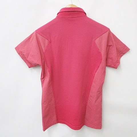 DESCENTE ゴルフ Cool 半袖シャツウェアー　S ピンク DESCENTE ゴルフ Cool 半袖シャツウェアー S ピンク
