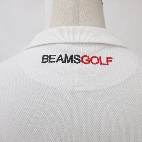 BEAMSGOLF ビームスゴルフ　シャツ　S 白 BEAMS GOLF（ビームスゴルフ）の「〈MEN〉ALL GOOD FLOWERS
