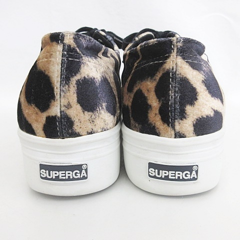 スペルガ SUPERGA スニーカー ローカット レースアップ レオパード柄