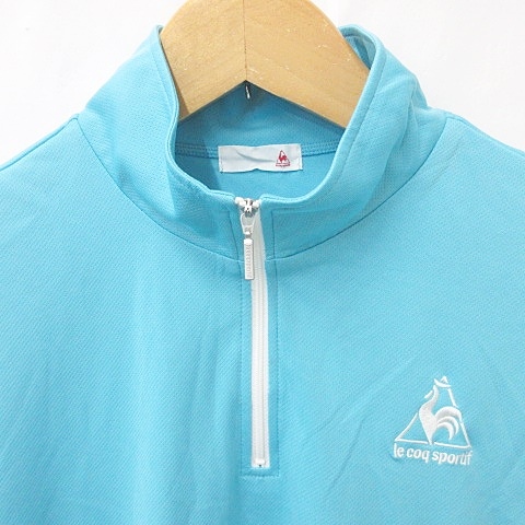 le coq sportif ゴルフコレクション 半袖ハーフジップジャケット le coq sportif ルコック ハーフジップ 半袖シャツ メンズ