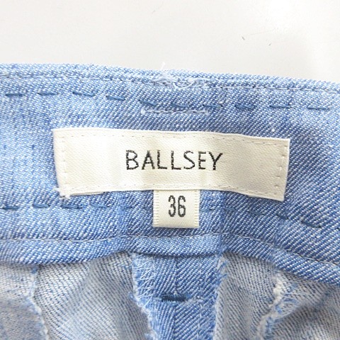 ボールジー BALLSEY トゥモローランド パンツ スラックス ロング 青