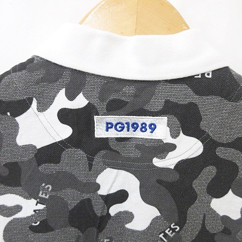 PEARLY GATES PG1989 カモフラージュポロシャツ PEARLY GATES PG1989 カモフラージュポロシャツ