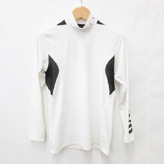 【新品】Oakley 長袖シャツ ホワイト/ブラック 新品タグ付き OAKLEY 長袖Tシャツ メンズ ブランド オークリー スポーツ T