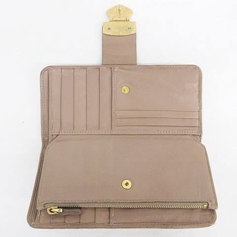 ミュウミュウ miumiu 長財布 ウォレット 小銭入れ 札入れ カード