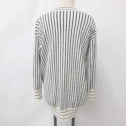 イリアンローブ iliann loeb Vネック リブ ニットワンピース チュニック ウール×アルパカ 半袖 ネイビー 紺 秋冬 レディース イリアンローブ iliann loeb カーディガン 長袖 Vネック 前ボタン開き