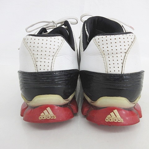 adidas ゴルフシューズ スパイク ホワイト/レッド adidas ゴルフ