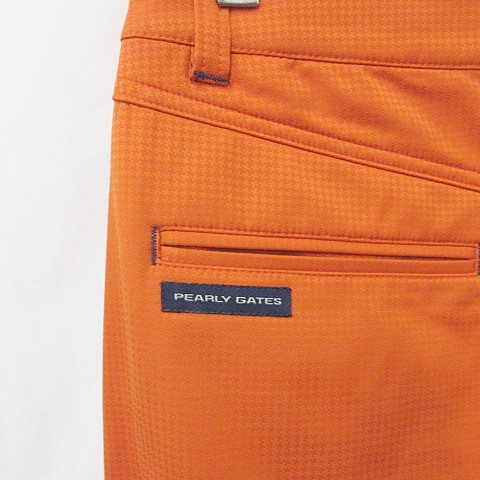 MASTER BUNNY パーリーゲイツ ロング パンツ オレンジ ゴルフ パーリー