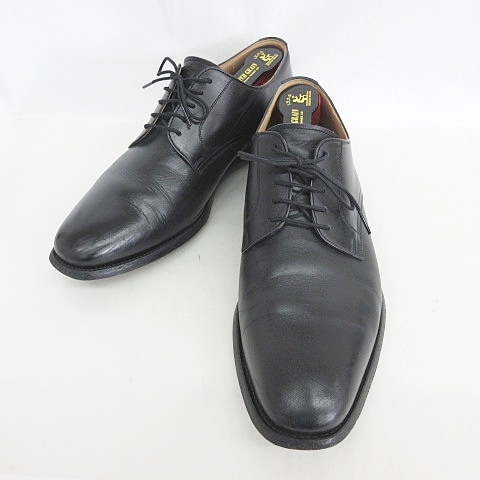 スコッチグレイン 黒 レースアップシューズ