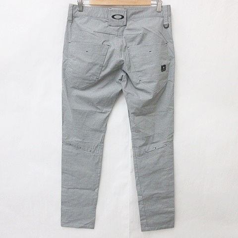 OAKLEY オークリー ゴルフ スカル 刺繍 Skull Bellows Z-3D Tapered 422572 ストレッチ テーパード パンツ スラックス 黒31▲032▼2572bk31 OAKLEY オークリー ゴルフ パンツ スカル ブラック 刺繍 32 オークリー