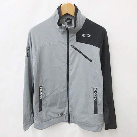 オークリー　OAKLEY スカル　ゴルフジャケット 特価オークリー スカル ゴルフ ナイロンジャケット 撥水 ホワイト
