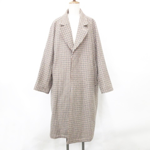 貴重！HYSTERIC GLAMOUR Aライン　チェック　ウールコート　日本製 HYSTERIC GLAMOUR チェックコート 貴重！HYSTERIC GLAMOUR Aライン