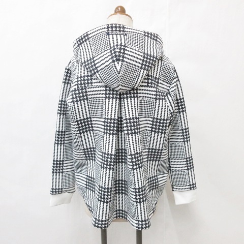 PEARLY GATES チェック柄フード付きパーカー