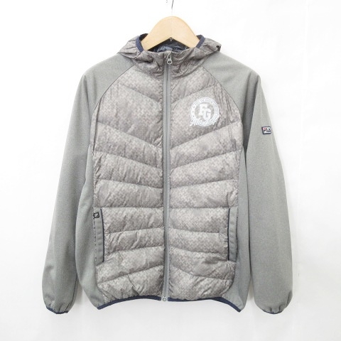 【a1976】FILA フィラ ゴルフ ダウン ジャケット L フード付き FILA GOLF 【在庫処分】FILA フィラゴルフ ダウンジャケット