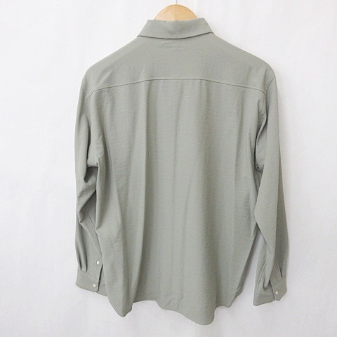 global work グリーン シャツ セール】イージーケアオーバーシャツ