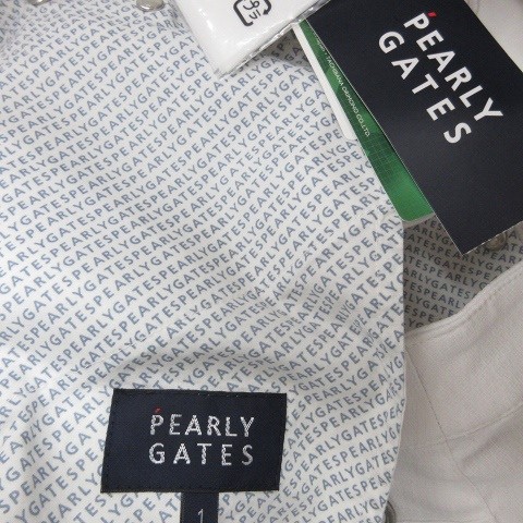美品　PEARLYGATES ゴルフウェア　メンズ　バーリーゲイツ　白 PEARLY GATES パーリーゲイツ ハーフパンツ 白 シンプル メンズ