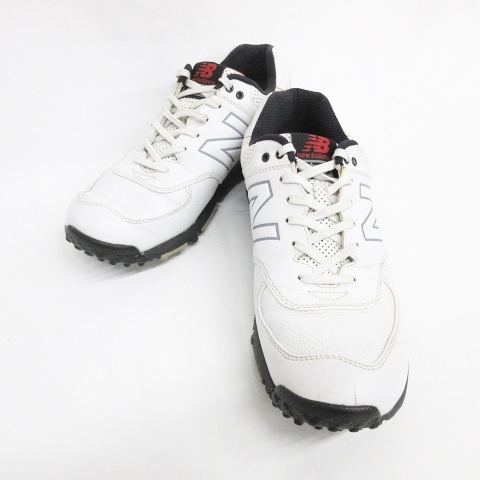 New Balance ゴルフシューズ ホワイト/レッド 超美品！ニューバランス