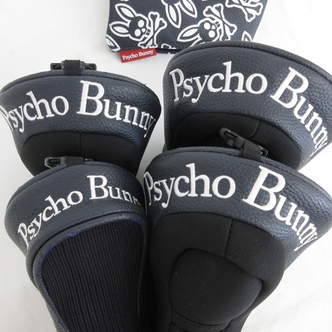 Psycho Bunny - サイコバニー　ヘッドカバー　5セット サイコバニー Psycho Bunny ゴルフ ヘッドカバー 5点セット
