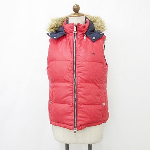 トミーヒルフィガー TOMMY HILFIGER ダウンベスト リバーシブル ジップ 