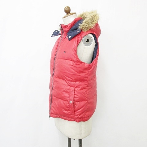 トミーヒルフィガー TOMMY HILFIGER ダウンベスト リバーシブル ジップ 