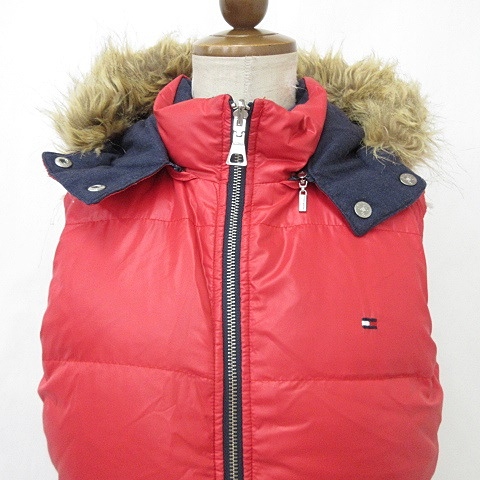 トミーヒルフィガー TOMMY HILFIGER ダウンベスト リバーシブル ジップ 