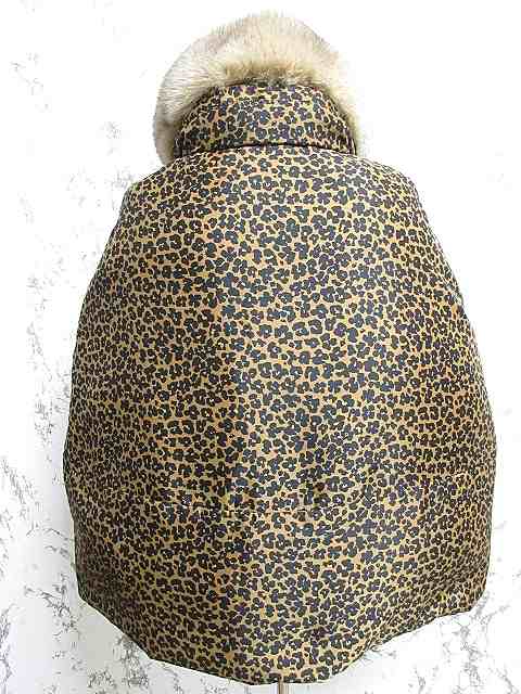 ミュベール muveil ダウン ポンチョ ケープ マント ジャケット 中綿  